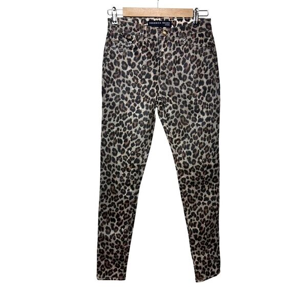 Veronica Beard Brooke Skinny Jeans Leopard NWT Sz. 26/2 - Picture 2 of 5